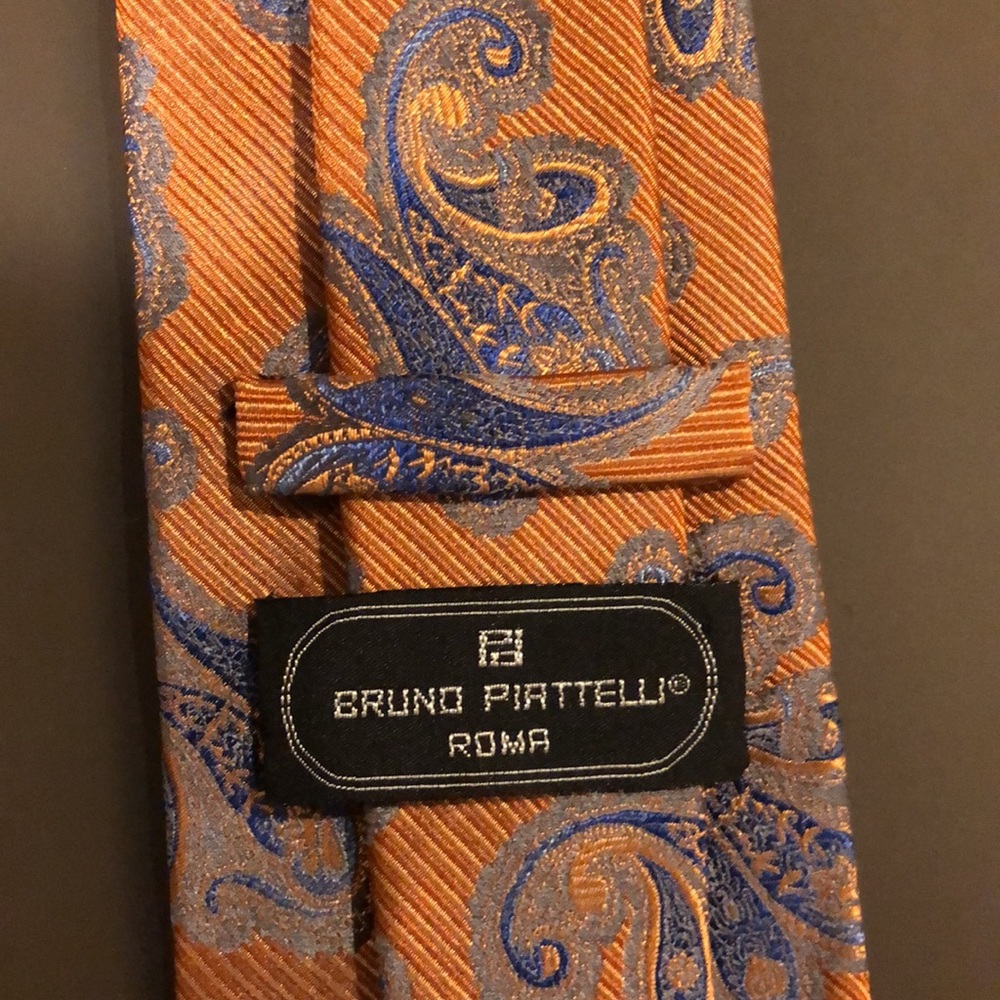Italian Silk Tie by Bruno Piattelli - Picture 3 of 3
